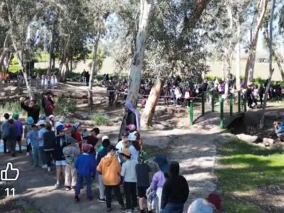 ב׳שביל הקהילה׳: טיול חורף קסום לילדי המועצה האזורית הגלבוע