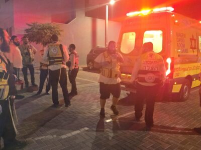אירוע אלימות בעפולה: בת 40 פונתה להעמק במצב קשה עם פציעות חודרות