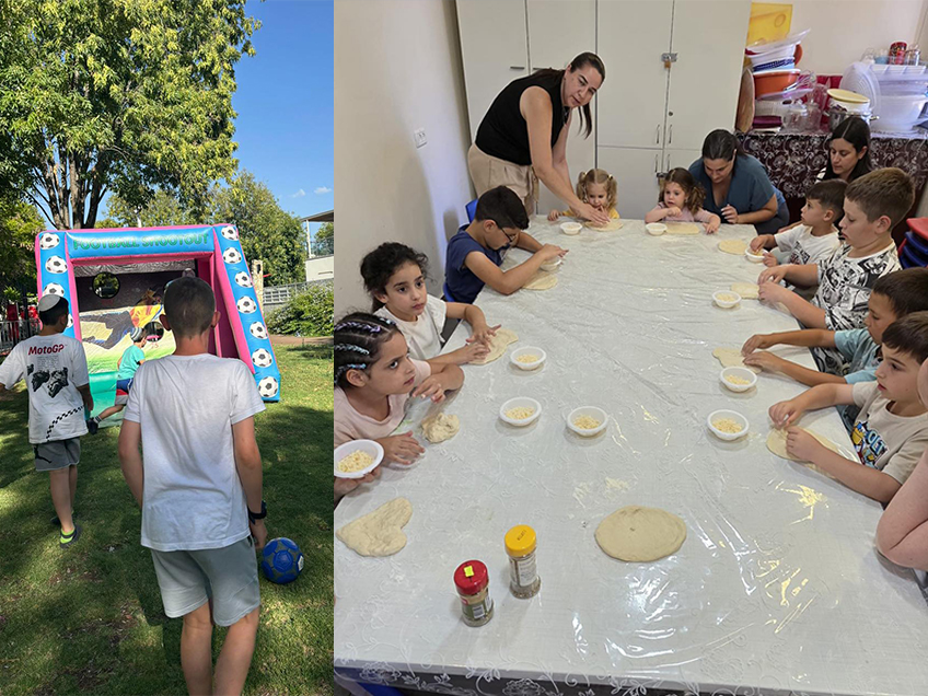 חגיגה כפולה: בשחקים ציינו את חג השבוע ויום השכנים הבינ"ל