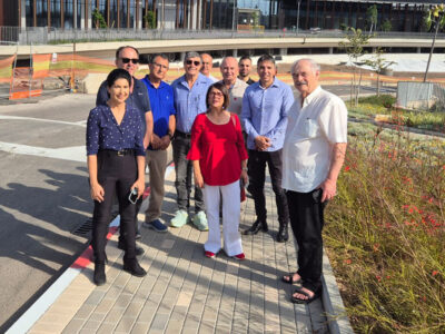 חברי עמותת הידידים התארחו במתחמים החדישים במרכז הרפואי העמק