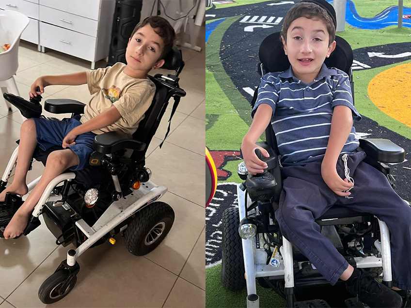 ילד של תקווה: יוסף חי מעפולה חולם לעמוד על רגליו