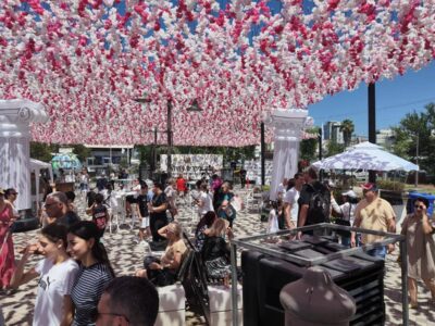 מאות מתושבי עפולה חגגו את פתיחת 'פארק הרכבת' המחודש