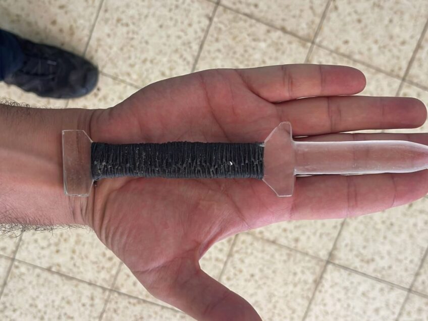 נועד לפגיעה באיש סגל: דוקרן מאולתר נתפס בבית סוהר בגליל תחתון
