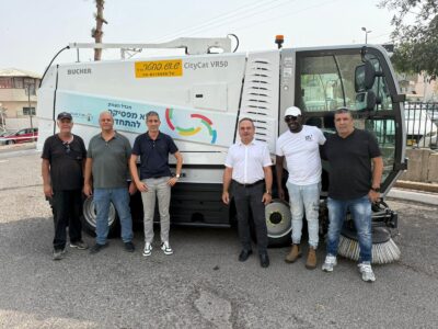 מגדל העמק משדרגת את מערך הניקיון: רכב טיאוט חדיש נרכש בעלות של כ-700 אלף שקלים