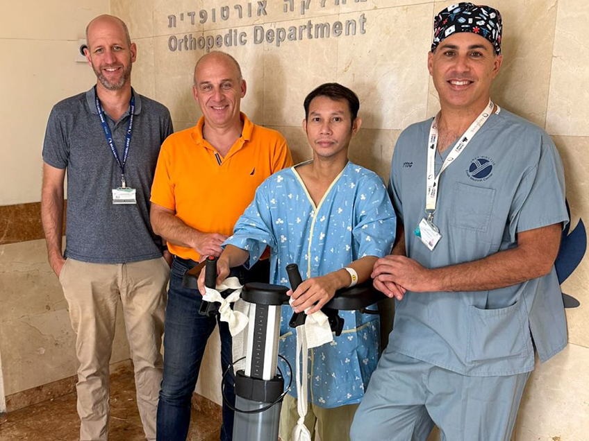 המסע לחיים: מטופל בן 35 מתאילנד שלקה בזיהום נדיר ניצל בזכות צוותי המרכז הרפואי העמק