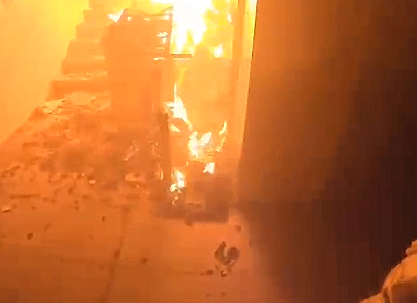 מספר אזרחים חולצו מבניין בעפולה בו פרצה שריפה