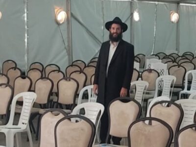 בפעם ב-13: אוהל נייד ממוזג ומיוחד עבור מתפללי יום כיפור ברובע יזרעאל