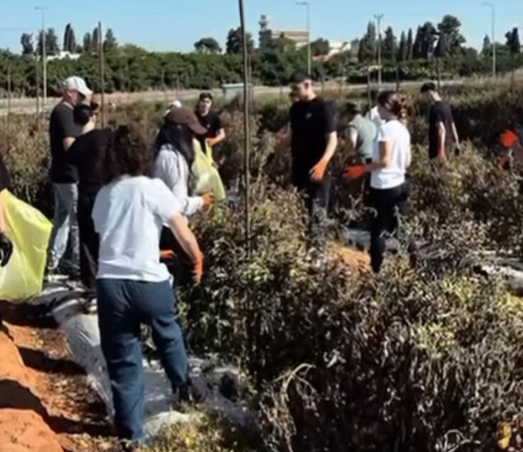 "אהבת הארץ היא דרך חיים": תלמידי ויצו ניר העמק התנדבו במושב צופית – באירוע מחבר לזכרו של סהר אשואן ז"ל