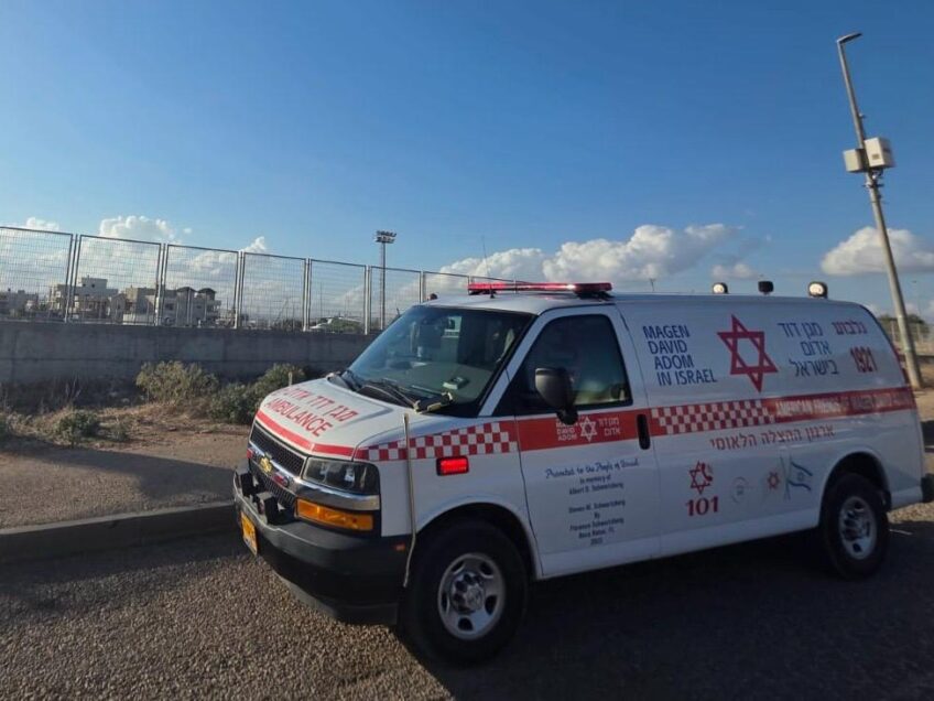 בית שאן: בת 36 נפגעה מרכב ופונתה במסוק לרמב״ם עם חבלת ראש