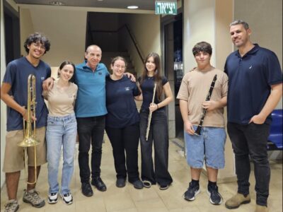 חמישה נציגים לעיר עפולה בתזמורת הנוער הלאומית של ישראל