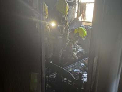 שריפה בדירה בנוף הגליל: לוחמי האש חילצו לכוד במצב בינוני