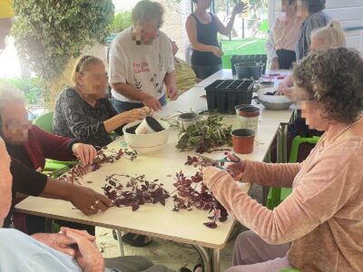 העמק פורח: הגינה הטיפולית החדשה שמחברת בין דור הוותיקים לנוער