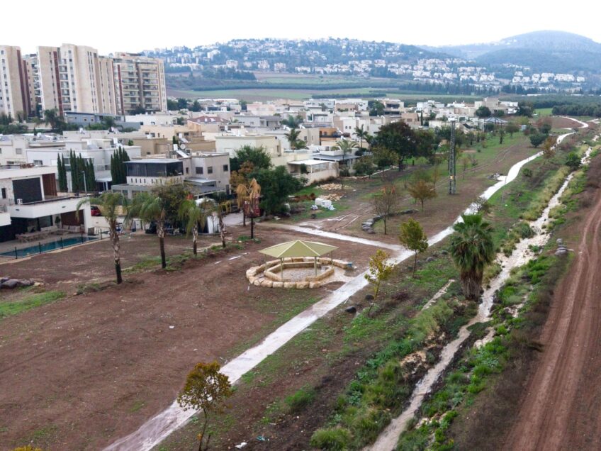 זורם: נחל חרוד התעורר לחיים בטיילת פארק יזרעאלים בעפולה