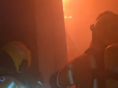 אסון נמנע בעפולה: שריפה באולם באמצע אימון כדורסל של ילדים