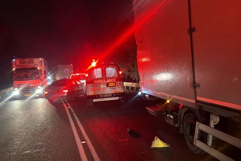 תאונת דרכים קטלנית הלילה בחבל תענך: לוחמי האש חילצו צעיר ללא רוח חיים