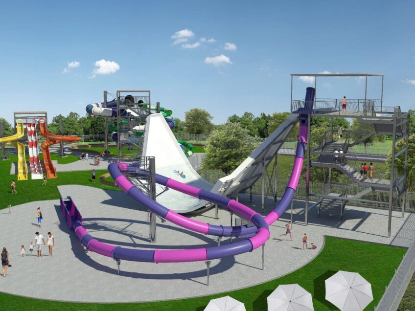 עפולה: החלה הרחבת פארק המים גליצ'