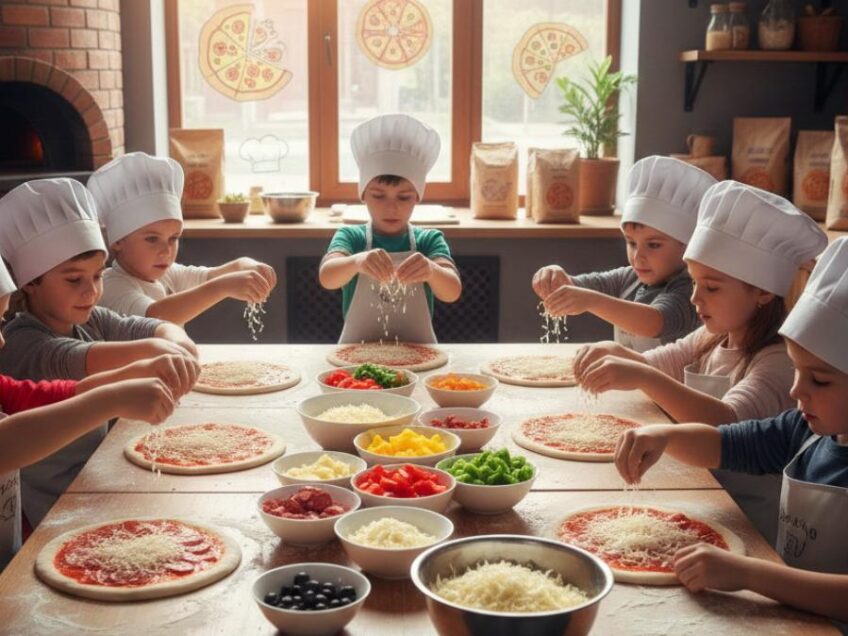 חגיגה איטלקית ב"בית לגדול טוב" של שחקים בעפולה: סדנת אפיית פיצה אישית