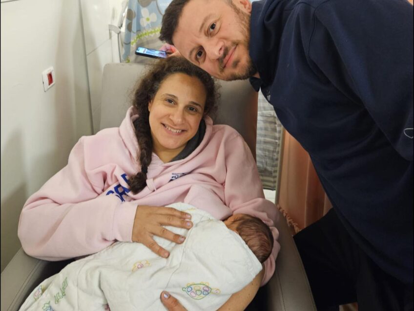 ״הרגשתי שזה יקרה": "לידה טבעית בהעמק- בזמן מתקפת טילים"