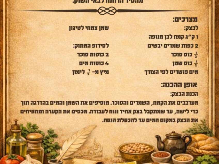 מה"חם חם" של בית שאן ועד ה"כעק סוחן" שהכינו בגשר הישנה