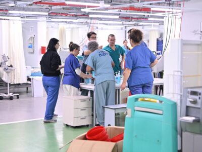 המרכז הרפואי העמק: נמשכת העברת המחלקות למתחמים התת-קרקעיים והממוגנים