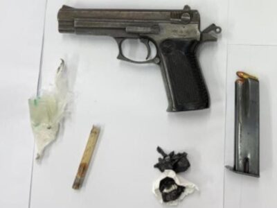 כתב אישום נגד תושב בית שאן שהשליך אקדח והתנגש בניידת