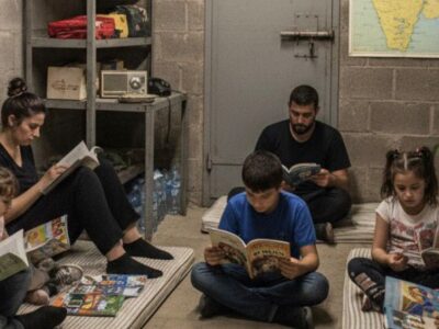 יוזמה קהילתית יצירתית של שחקים עפולה: "ספריה עד המקלט"