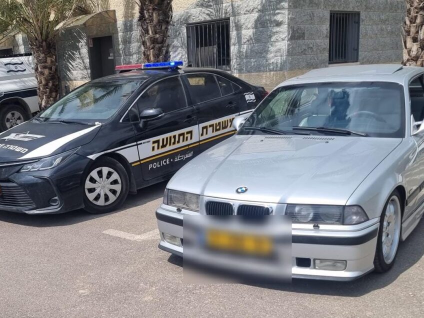 השתולל עם רכבו סביב רוכב אופנוע בכניסה לציפורי – ונעצר