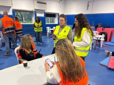 ערוכים.ות בשבילכם.ן: תרגיל פתיחת מרכז הסיוע הראשוני (מס"ר) במועצה האזורית עמק יזרעאל