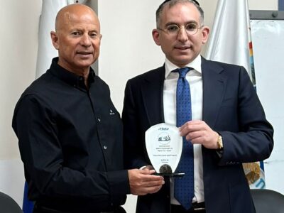 מנכ”ל משרד הפנים, ישראל אוזן, ביקר אתמול בעפולה עם צוות משרדו: "תנופת הפיתוח בעפולה מרשימה"
