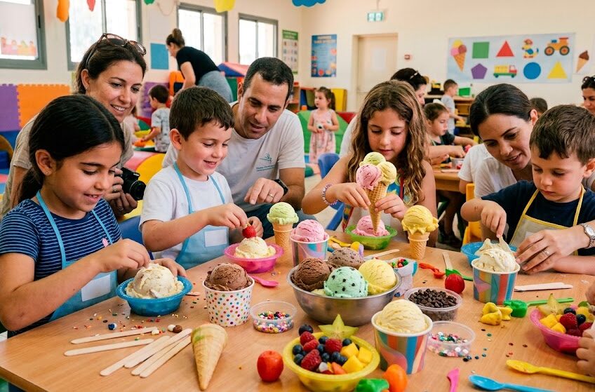 הבילוי המושלם לקיץ: חווית גלידה מתוקה וצבעונית לילדים במשחקייה העירונית בעפולה