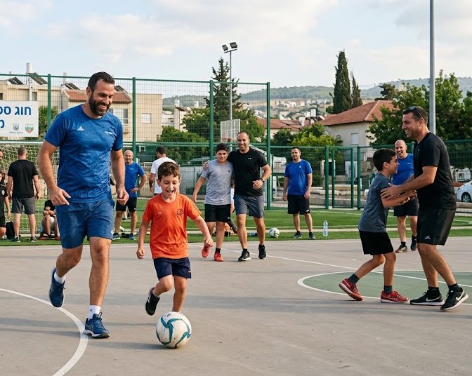 משפחה בתנועה: חוג 'אבות ובנים' חדש לחיזוק הקשר והכושר בעפולה