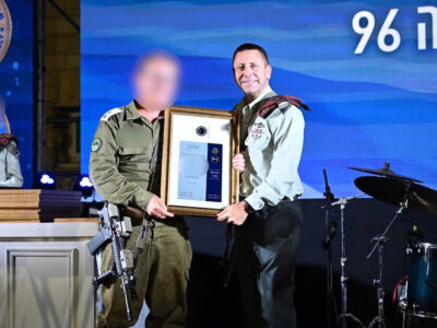 גדוד ״חרב שאול״ זכה בתואר גדוד מצטיין אלוף פיקוד המרכז