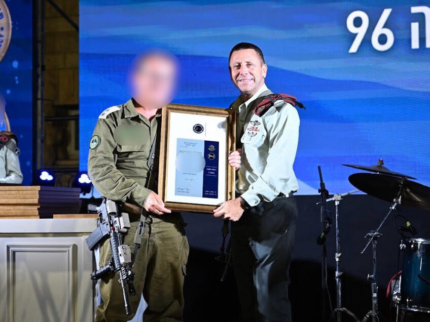 גדוד ״חרב שאול״ זכה בתואר גדוד מצטיין אלוף פיקוד המרכז