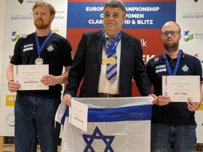 דאבל זהב לנוף הגליל: אלכס שוורצמן זכה בשתי מדליות זהב באליפות אירופה בדמקה