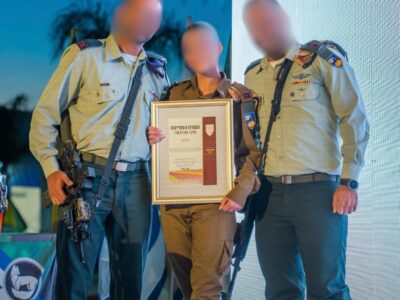 כבוד וגאווה לגלבוע: סגן מ' מהתענך נבחרה למצטיינת מפקד אוגדת עזה