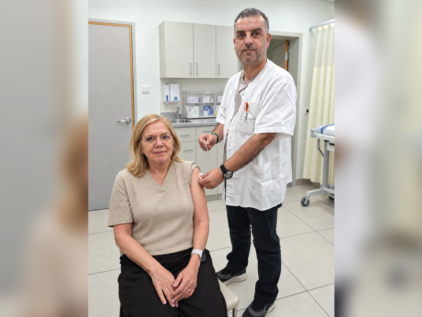 מתחסנים עכשיו, מוגנים בחורף: כללית מחוז צפון קוראת לציבור להגיע ולהתחסן נגד שפעת