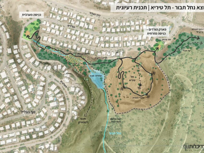 מעטפת ירוקה: יוצא לדרך פרויקט שיקום האתר הארכיאולוגי תל טיריה